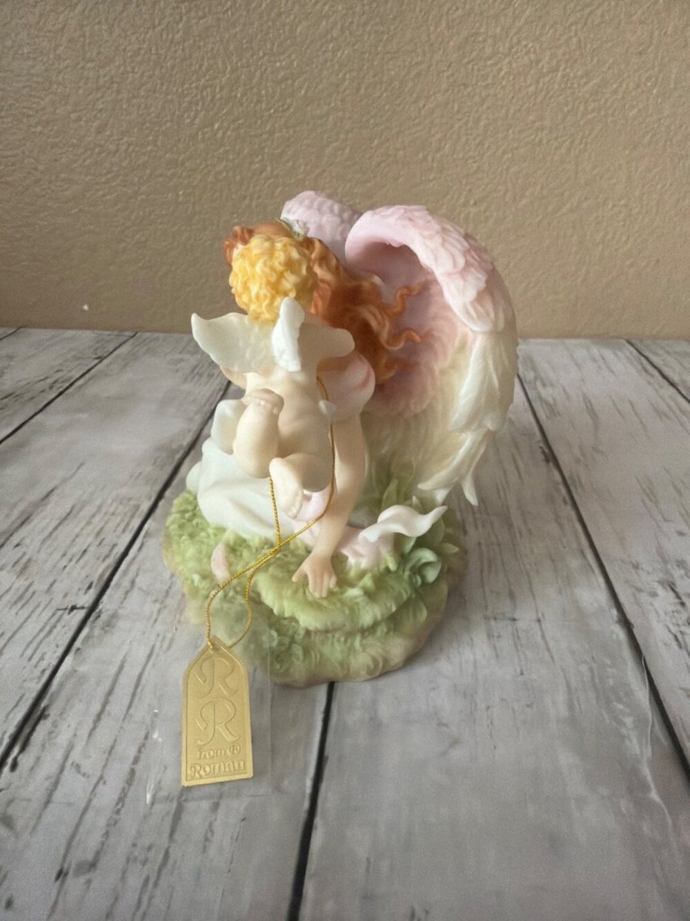 2002 Seraphim Classics Treasured Friends Golden Wings Exclusive #84352 - No Box - Picture 3 of 13